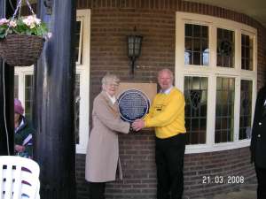 Plaque unveiling (2008)
