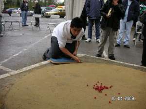 Aziz in main ring (2009)